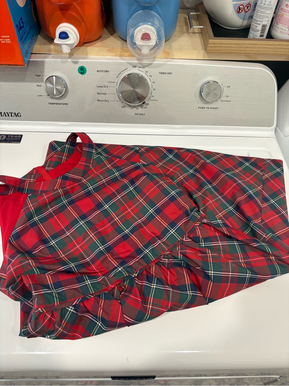Vineyard Vines Girl Christmas Dress Plaid 12
